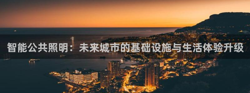 云顶国际滑雪度假小镇：智能公共照明：未来